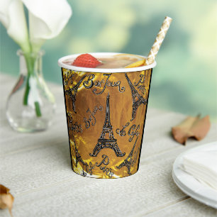 Gold Paper Cups