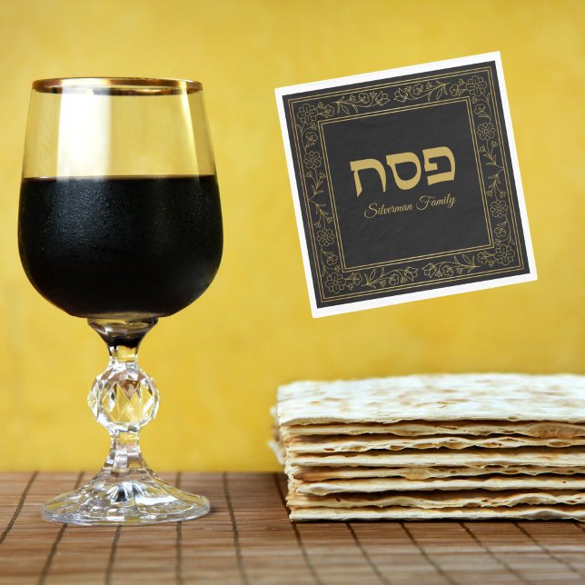 Gold Passover Pesach  Napkin (Creator Uploaded)