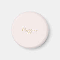 Gold & Pastel Colour Calligraphy Elegant Plain Nam