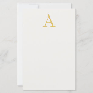 Gold & Pastel Colour Monogram Professional Initial