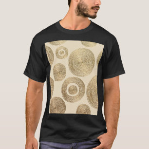 Gold pattern: shiny abstract luxury design T-Shirt