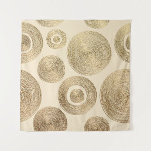 Gold pattern: shiny abstract luxury design tapestry