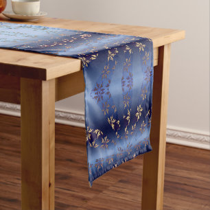 Gold Pattern Sun Burst Short Table Runner