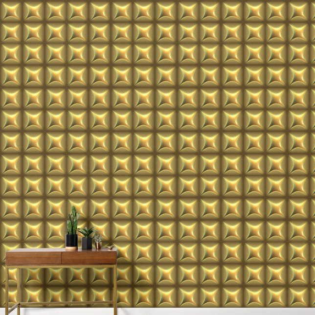 Gold Pattern Wallpaper (Hallway)