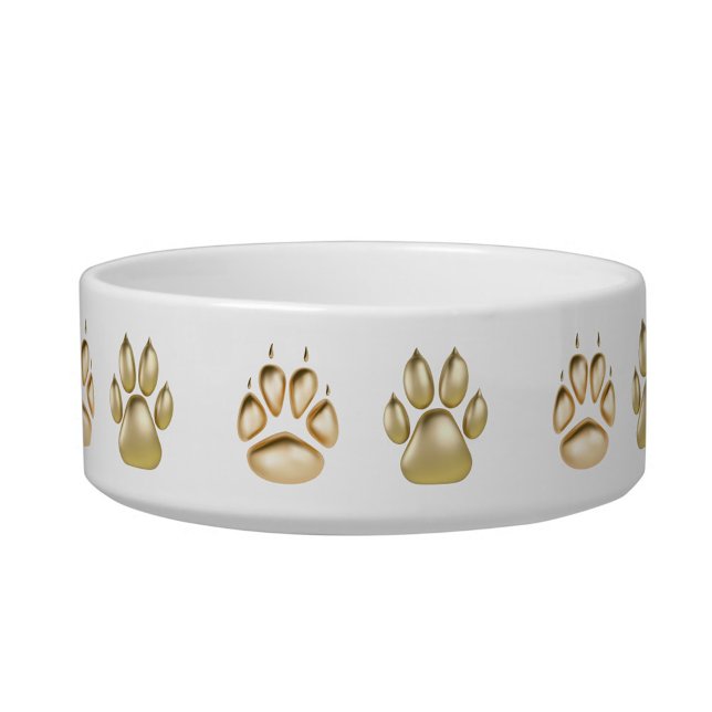 Gold Paws Bowl (Gold Paws Dog Bowl 
Dishwasher safe and microwave safe!)