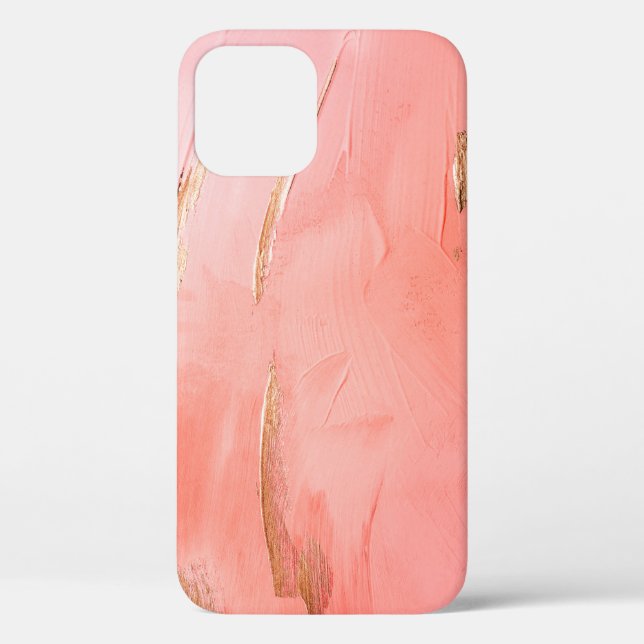 Gold Peach Elegant Case-Mate iPhone Case (Back)