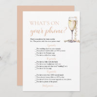 Gold Pearls and Prosecco What's On Your Phone Game