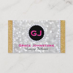Gold & Pearls Business Card