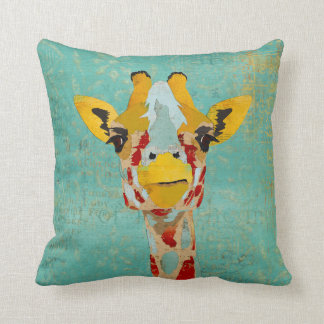 Gold Peeking Giraffes MoJo Pillows