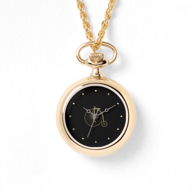 Gold Penny Farthing Watch (Front)