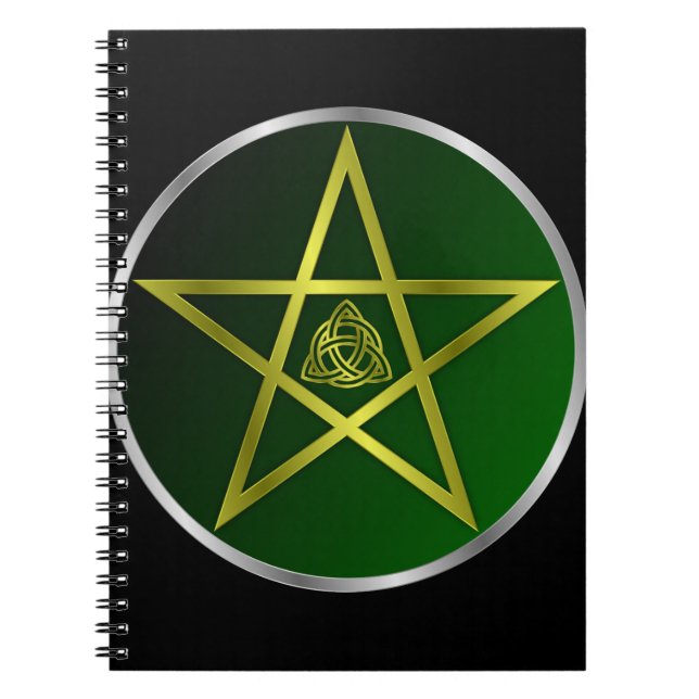 Gold pentacle notebook (Front)