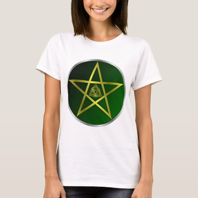 Gold pentacle T-Shirt (Front)