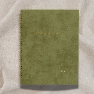 Gold Personal Initial Writer’s Notebook