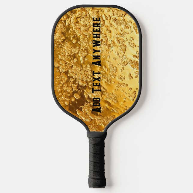 Gold Pickleball Paddle (Front)