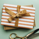 Gold Pinstripe Pattern Wrapping Paper<br><div class="desc">Dress up or down for the best looking gift in the pile!</div>