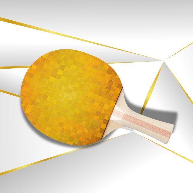 Gold Pixel Art |   Ping Pong Paddle (Creator Uploaded)