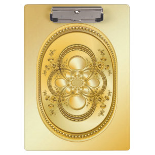 Gold Plate Clipboard