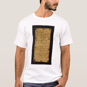 Gold plate with Phoenician inscription, from Santa T-Shirt