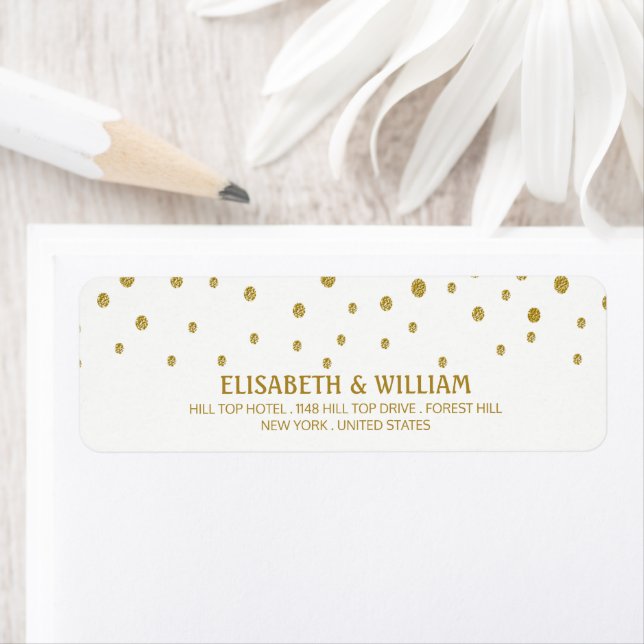 Gold Polka Dot Wedding (Insitu)