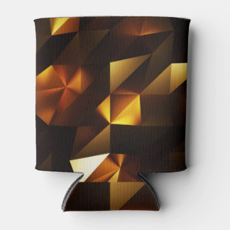 Gold Polygon: 3D Abstract Rendering Can Cooler