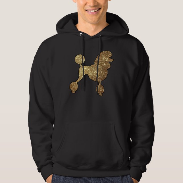 Gold Poodle Hoodie (Front)