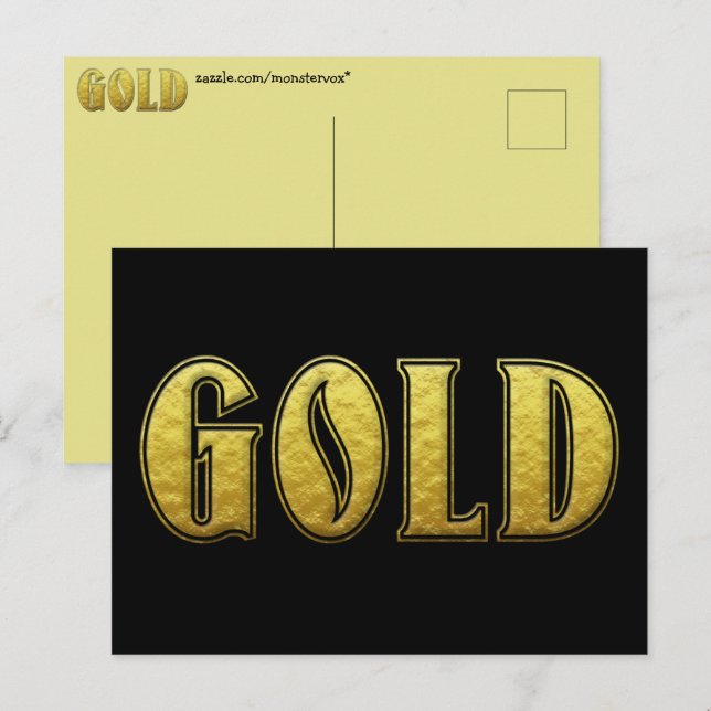 Gold Postcard (Front/Back)