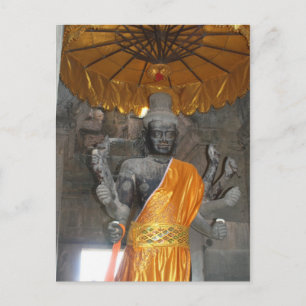 gold postcard