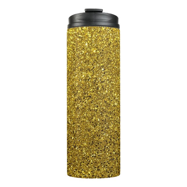 gold powder thermal tumbler (Front)