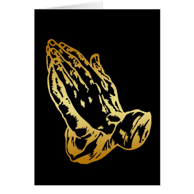 GOLD PRAYING HANDS (Front)