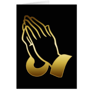 GOLD PRAYING HANDS