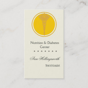 Gold Premade Logo Appointment Medical Cool Doctor Card