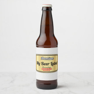 Gold Premium Beer Label