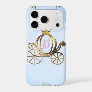 Gold Princess Carriage Blue Storybook Personalised
