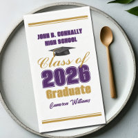 Gold Purple Class of 2026 Graduation Party
