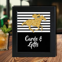 Gold Racehorse Derby Cards & Gifts