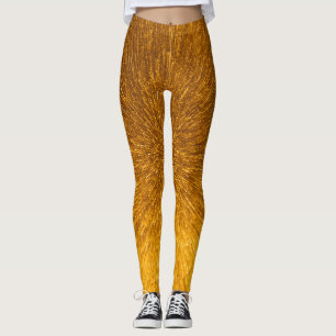 Gold Rays Leggings