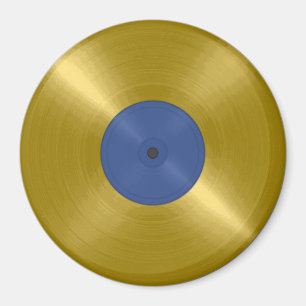 Gold Record Album Magnet