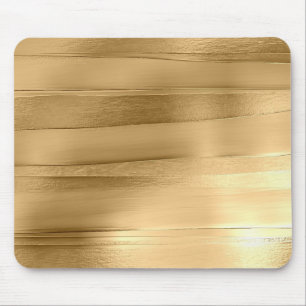 gold ribbon texture metallic stylish  mouse pad