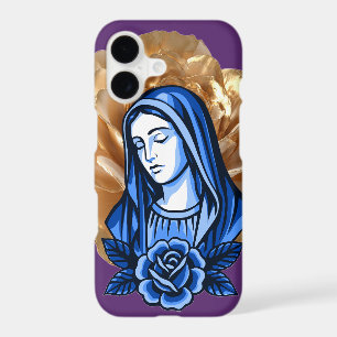 Gold Rose Blue Mother Mary Rich Deep Plum Faith