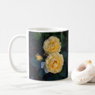 Gold Rose Garden Coffee Mug