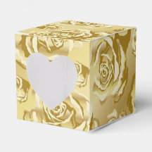 Gold Rose Gift Box