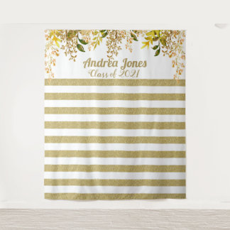 Gold Rose Graduation Tapestry