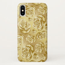 Gold Rose iPhone Case