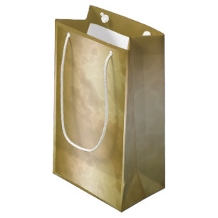 Gold Rose Marble Small Gift Bag