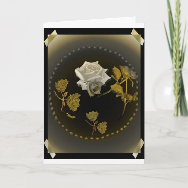 Gold Roses Card (Front)