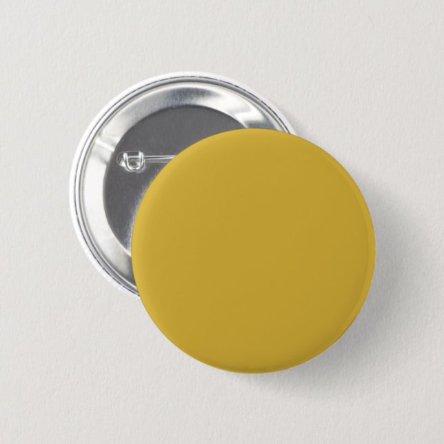 Gold Round Pin-back Button (Front & Back)