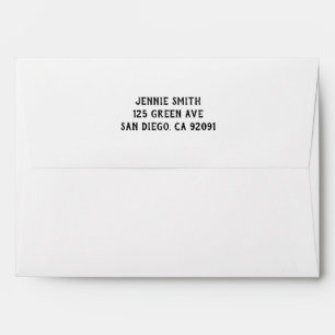 Gold Safari Pattern Envelope