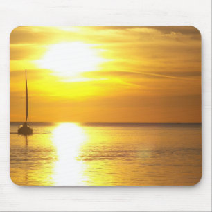 Gold Sail Mouse Pad