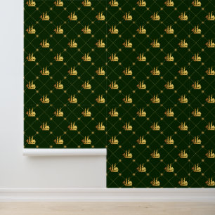 Gold Sail Ship Wallpaper