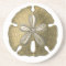 Gold Sand Dollar Stone Coaster